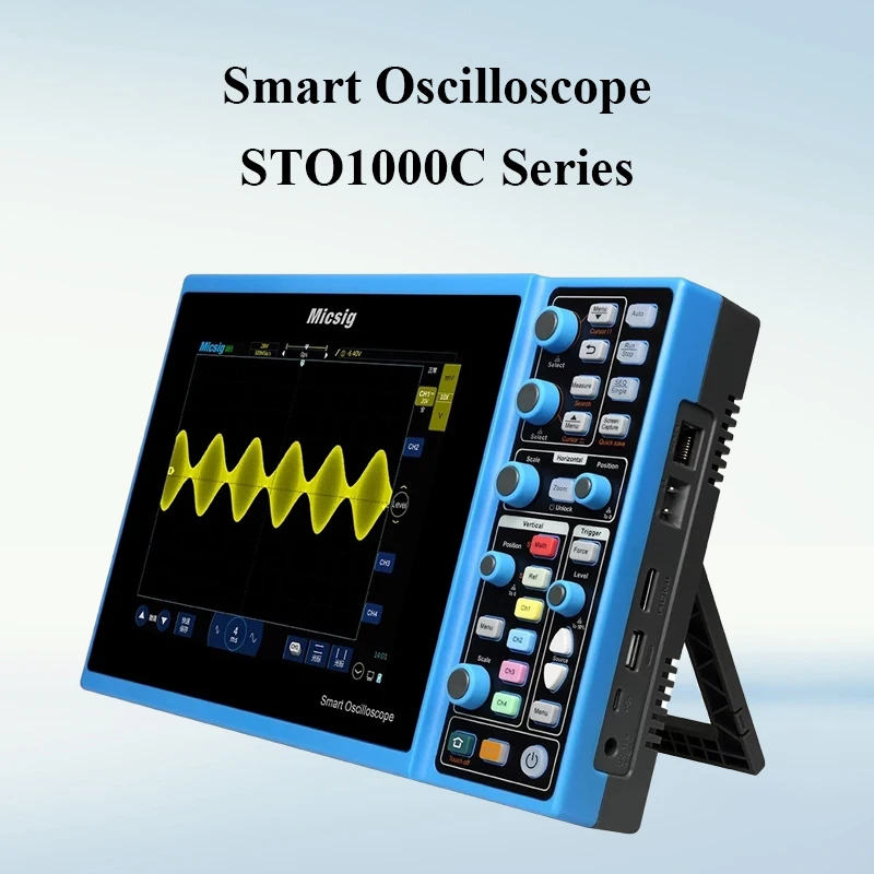 

Цифровой планшетный осциллограф Micsig 100 МГц 2CH 4CH Ручной осциллограф Автомобильный сканер осциллограф