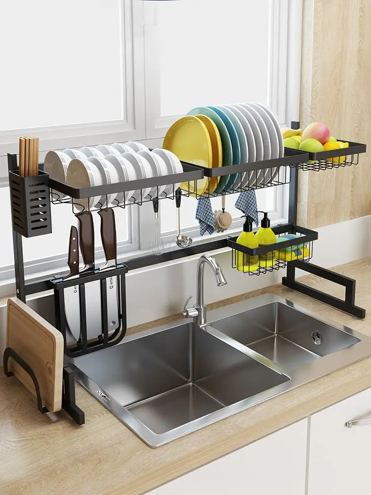 304 полка для посуды из нержавеющей стали сушилка принадлежности хранения коробка
