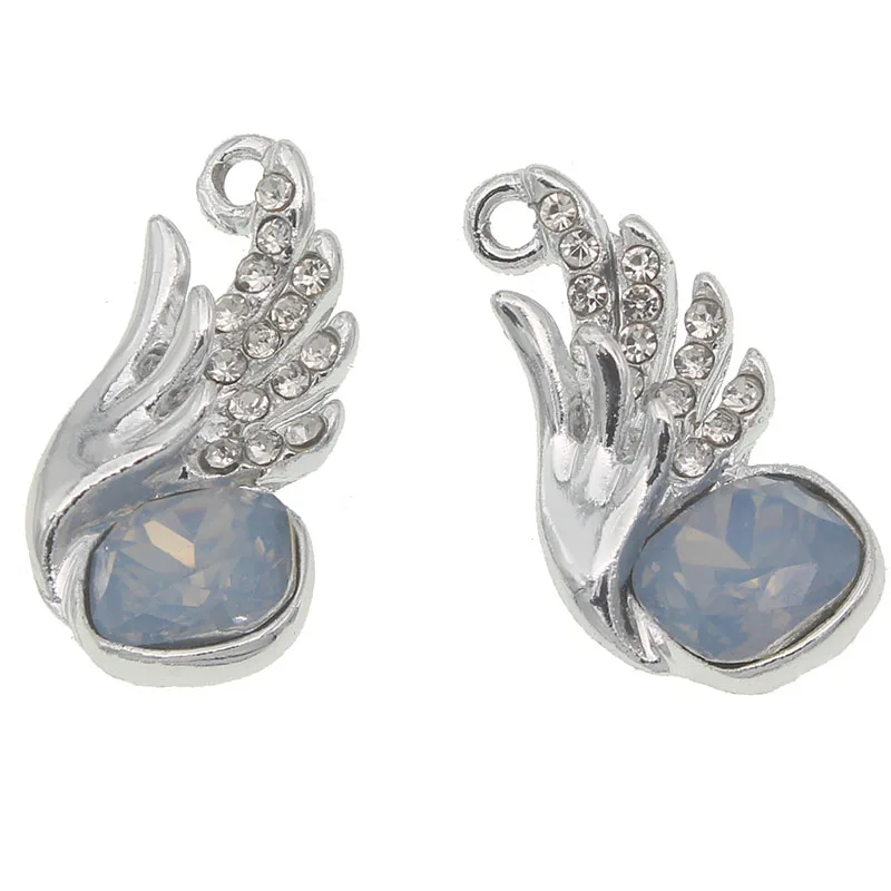 Пуговица со стразами на плоской задней стороне 24 х10 мм | Дом и сад