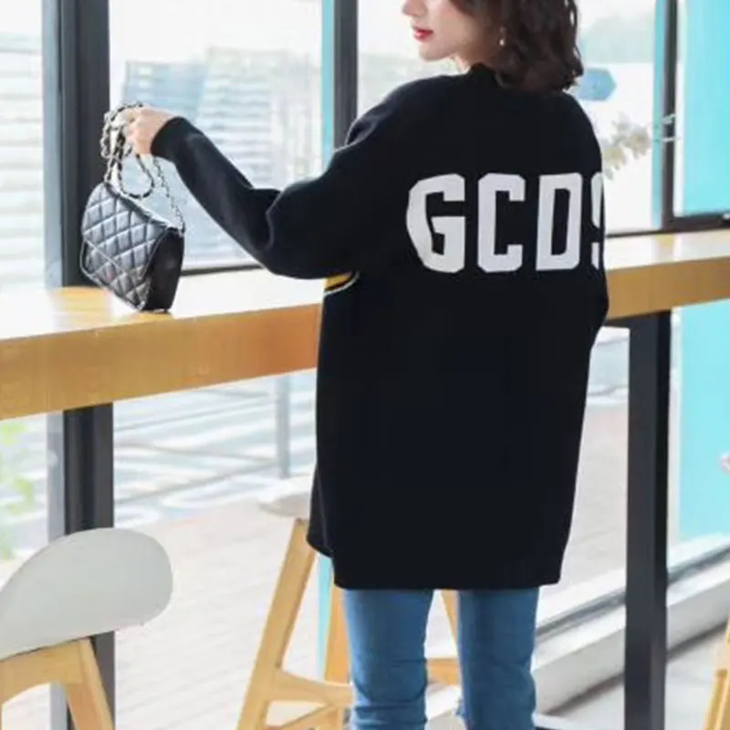 Осень Зима Мультфильм пуловер размера плюс kawaii длинный свитер Женский