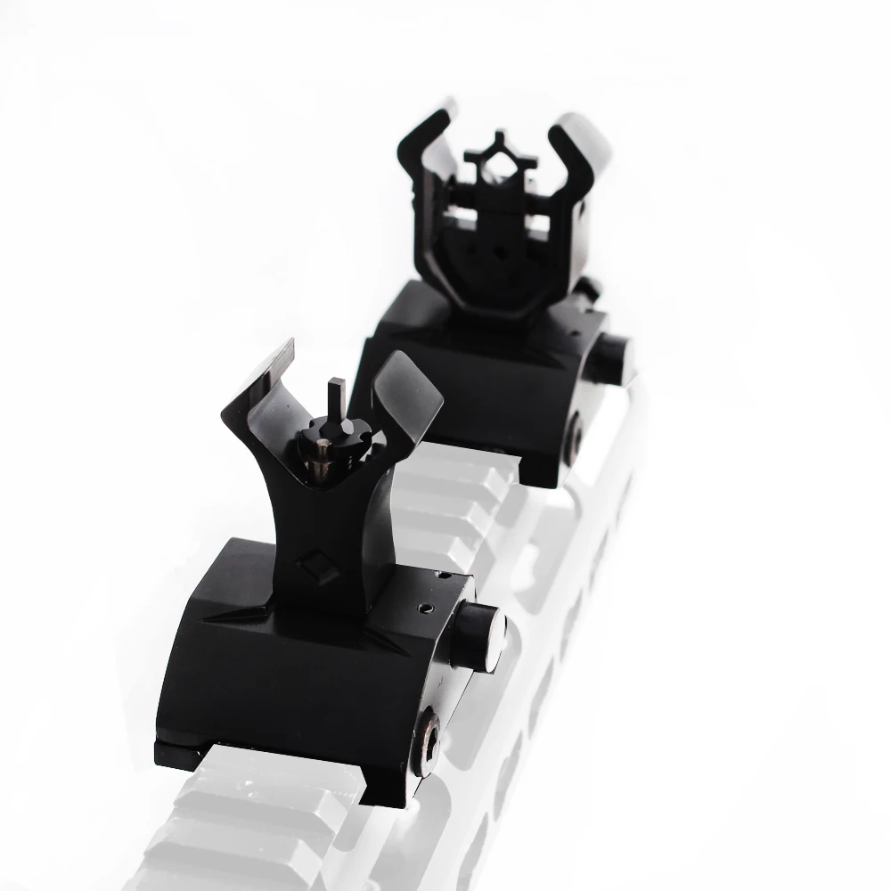 Magorui тактический BUIS передний и задний боковой прицел с откидной крышкой железная