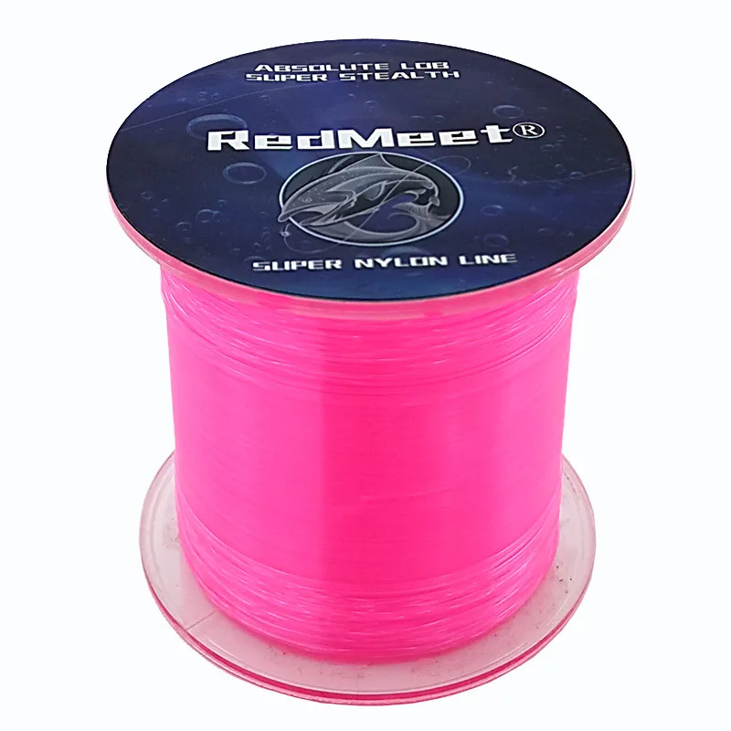 Новая сверхпрочная нейлоновая рыболовная леска RedMeet 500 м 2 5 анг. Фунт.