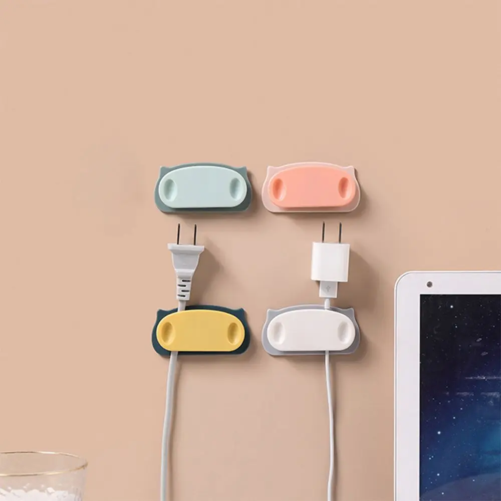 Cross Cable Organizer Clip Silicone USB Winder Flexible Management Clips For Headphone Earphone | Дом и сад