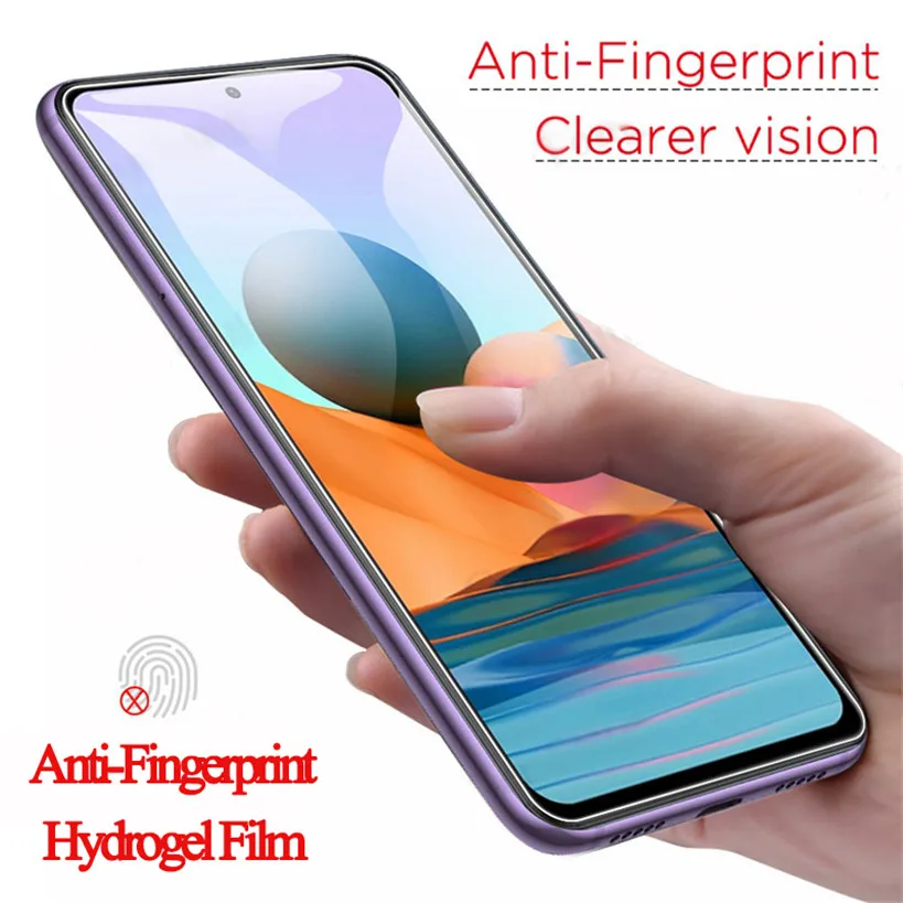 

2-20 PCS, hydrogel film for redmi note10 pro 5G soft glass not-10 screen protector redmi note 10s protection xiaomi redmi note10