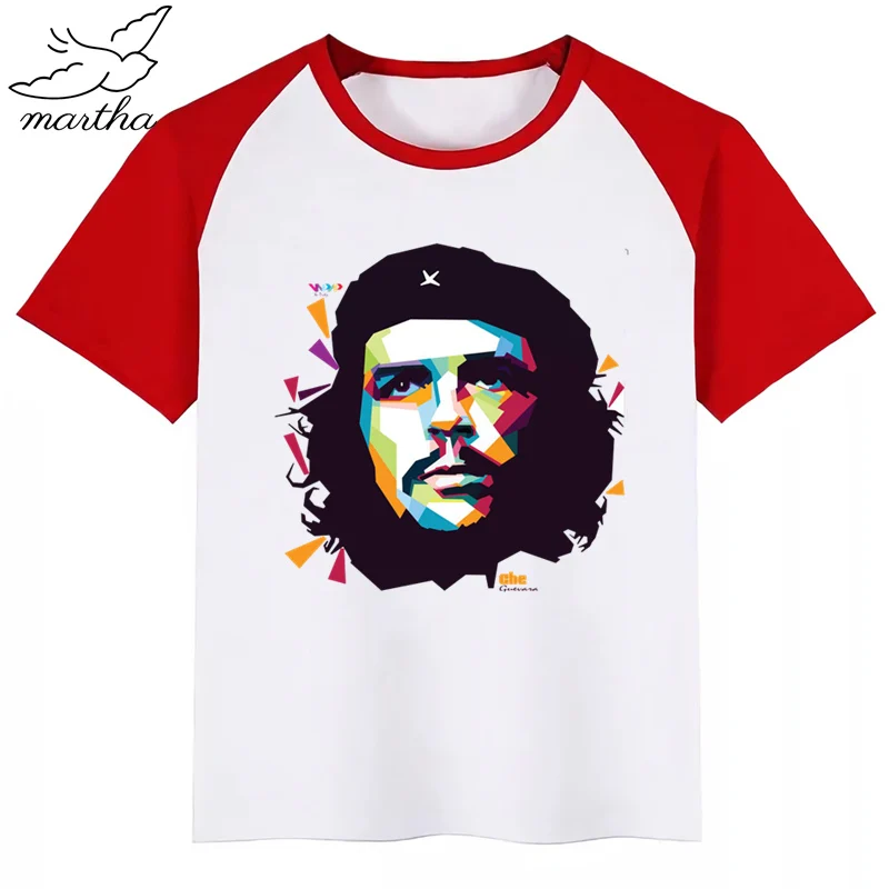 Ernesto/Guevara детская футболка для маленьких мальчиков модная с короткими рукавами