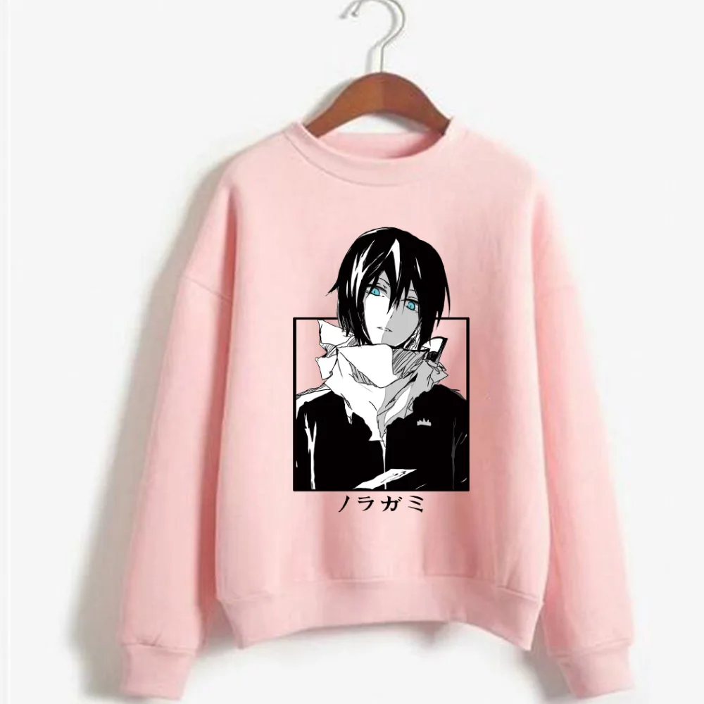 

2021 Japanese Anime Noragami Yato Hoodie Round Neck Loose Long Sleeve Male