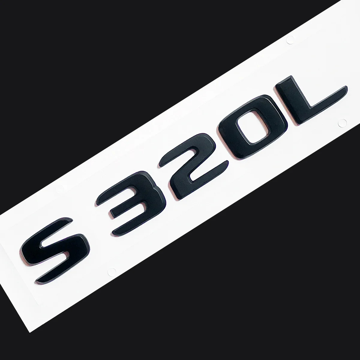 Оригинальный размер 1:1 эмблема заднего хвоста автомобиля с номером буквы стикер