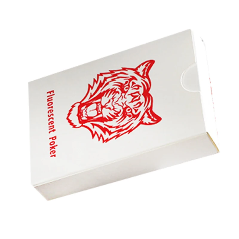 

Fluorescence Poker Texas Hold'em Baccarat PVC Playing Cards Waterproof Poker Card Board Games