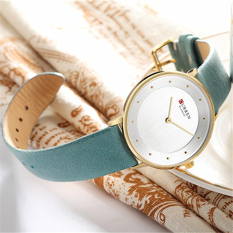 

CURREN 9033 Womens Watches Luxury Leather Ladies Quartz Wrist Watch Casual Elegant Women's Clock Female Relogio feminino