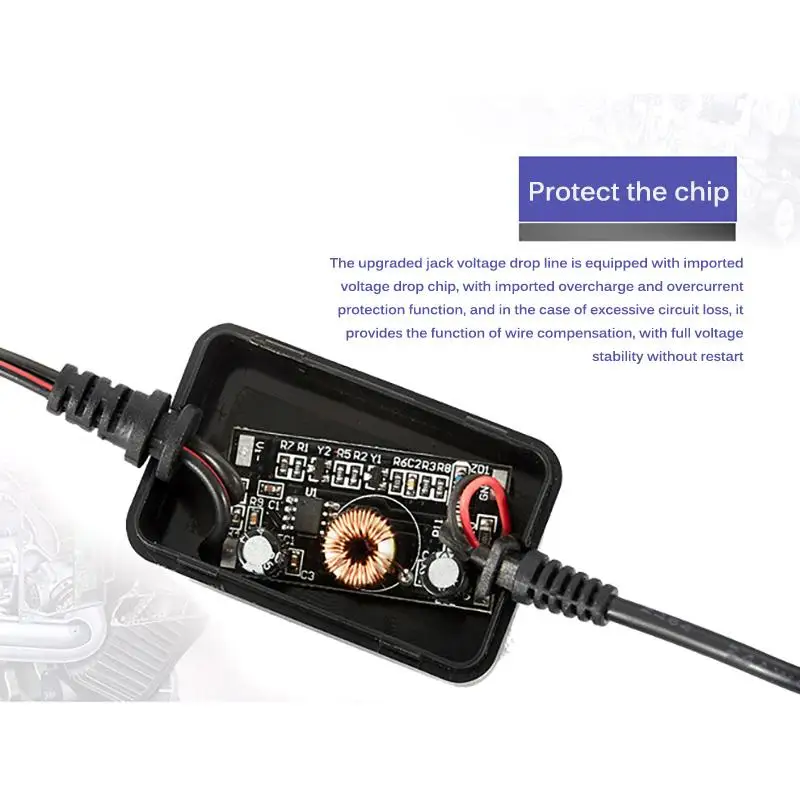AOZBZ Mini USB ABS 12 В до 5 В рекордер вождения USB понижающий Кабель gps навигация автомобильный видеорегистратор зарядное устройство адаптер Жесткий провод комплект