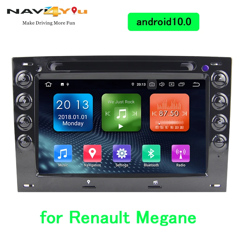 Автомагнитола RK PX30 7 дюймов Android 10 0 четырехъядерный процессор 2 + 16 ГБ DVD плеер
