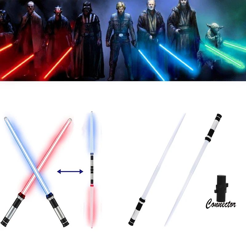 

2PCS Hasbro star wars lightsaber Energy rgb lightsaber Children's Luminous Combination Toys Birthday Present Gifts