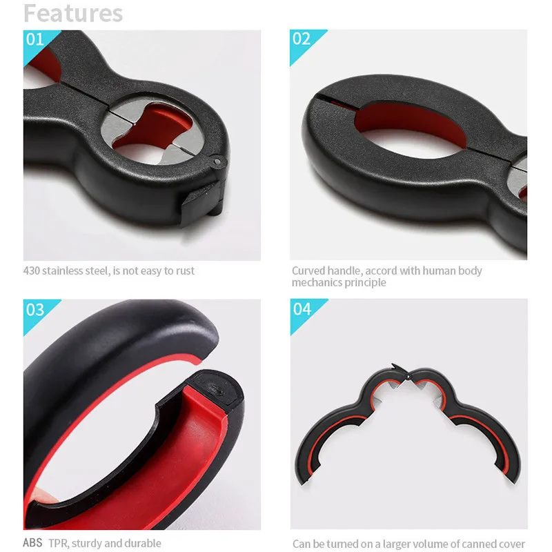 6 in 1 Multi Function Can Beer Bottle Opener Twist Off Jar Gripper Party Wine Claw | Кухня столовая и бар