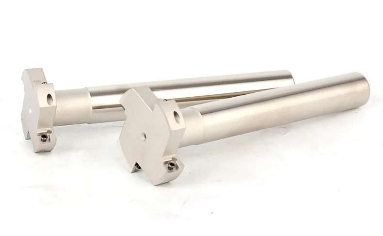 HTS straight shank T-slot milling cutter bar CNC three-sided edge machining center handle | Инструменты