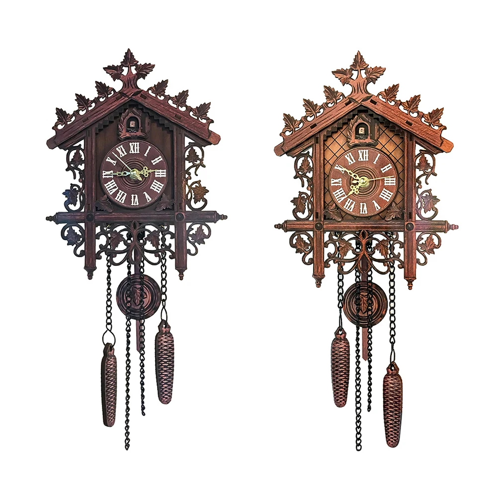 Настенные часы Cuckoo в винтажном стиле настенный будильник ручной работы для