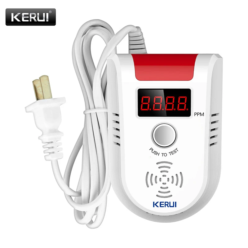 

KERUI GD13 Gas Sensor Wireless Home Security Gas Leak Alarm Detector LCD Display Work With KERUI W18 G18 W20 K52 Alarm System