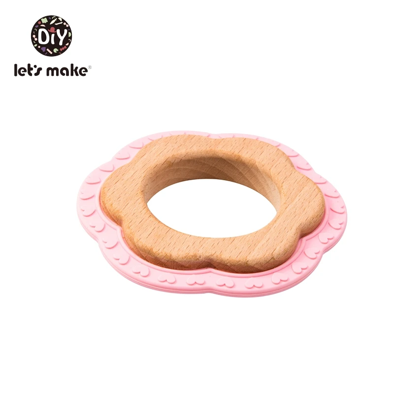 Детский силиконовый Прорезыватель для зубов из бука без бисфенола | Мать и