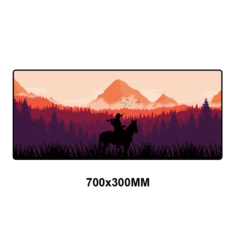 Красный Dead Redemption 2 коврик для мыши игровой коврик для мыши большой компьютерный коврик для мыши геймерский ноутбук HD принт офисная мышь игровые коврики для CSGO - Цвет: JS2-017