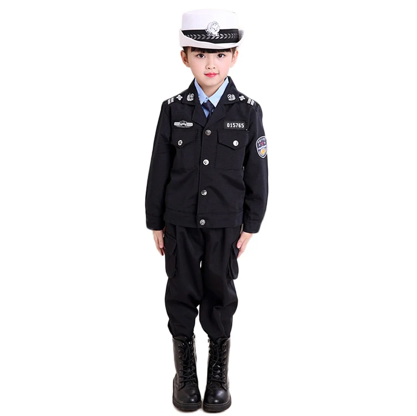 Карнавальный костюм полицейского для дорожного движения Одежда выступлений
