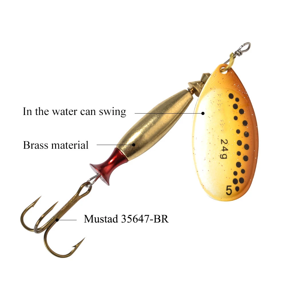 Приманка с тройным крючком FISH KING жесткая приманка ложка металлический джиг