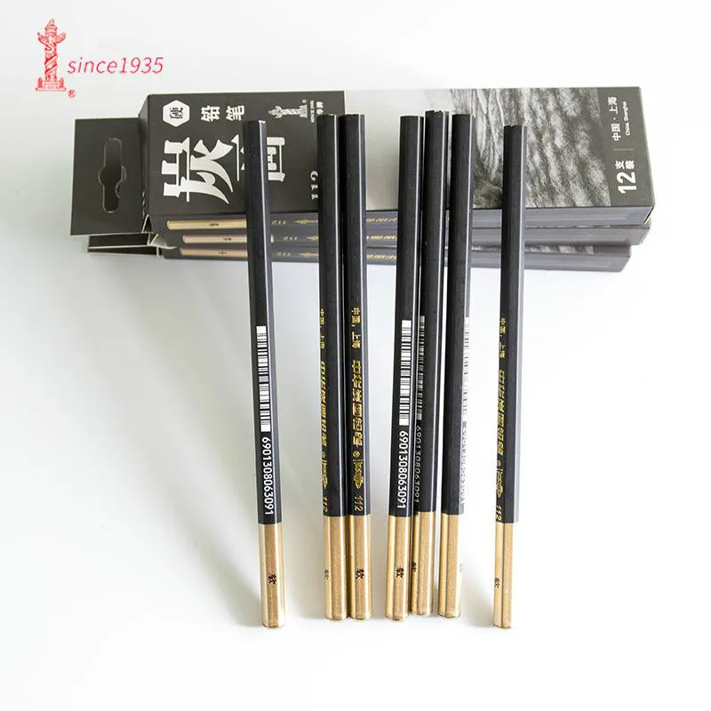 Карбоновый карандаш профессиональный эскиз мягкие средние жесткие карандаши