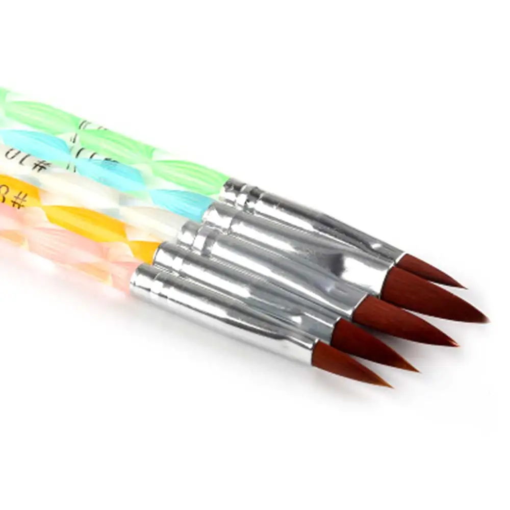 

Crystal Fashion Drawing Brush Nail Tools Nail Art Brush Professional 5pcs/set Brush Uv Gel Brush Acrylic Salon