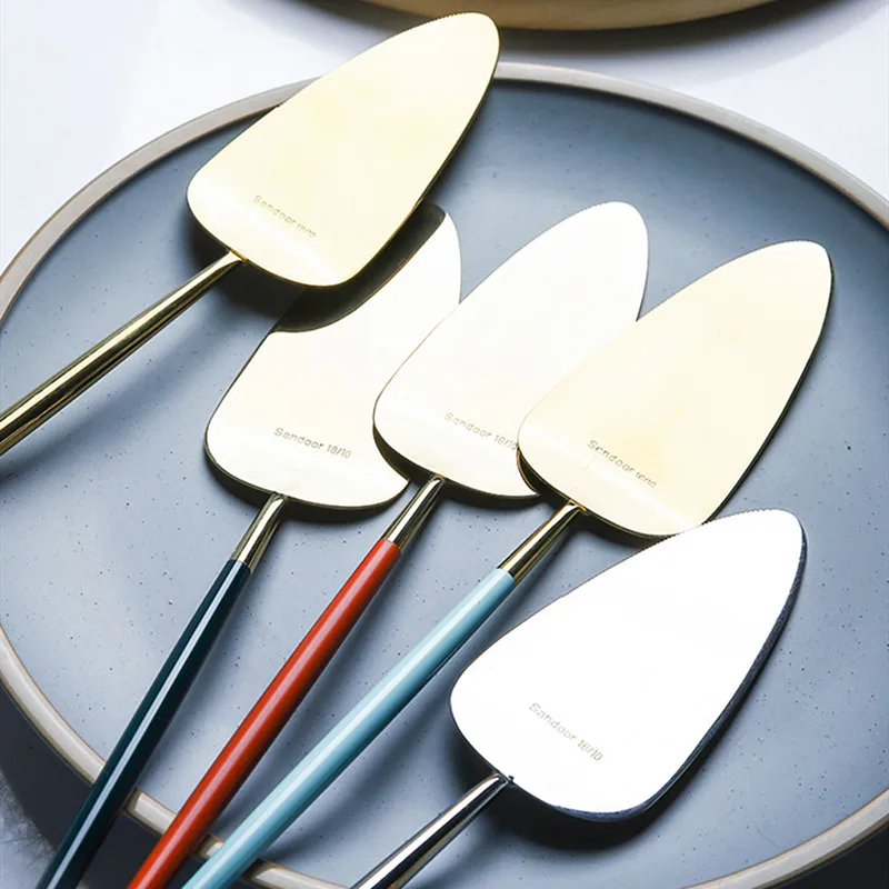 

Pizza Cutter 304 Stainless Steel Cake Knife Pizza Shovel Baking Tools for Cakes Kitchen Accessories Creative High Quality