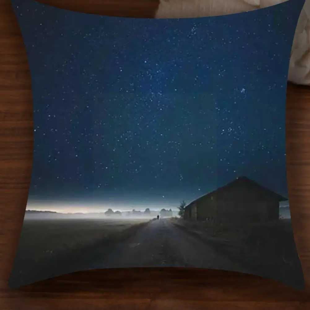 

Seaside Starry Lighthouse Pillow Cases Home Decor Living Sofa Accessories Pillow Cover Room Cover Decoratiion Decorative Pi K7W2