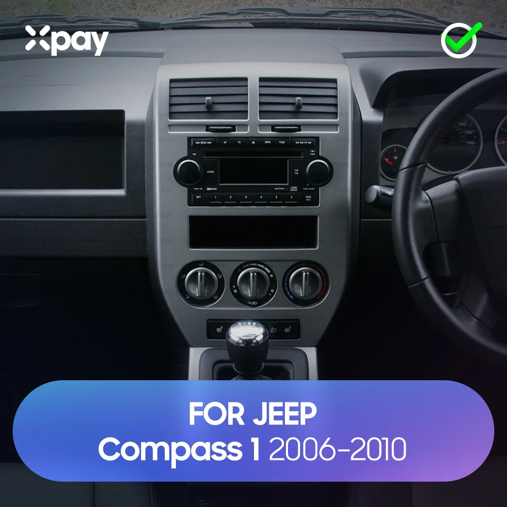 XPAY 10 1-дюймовый 2din автомобильный Радио приборной панели для Jeep compass 2006 2007 2008 2009 2010