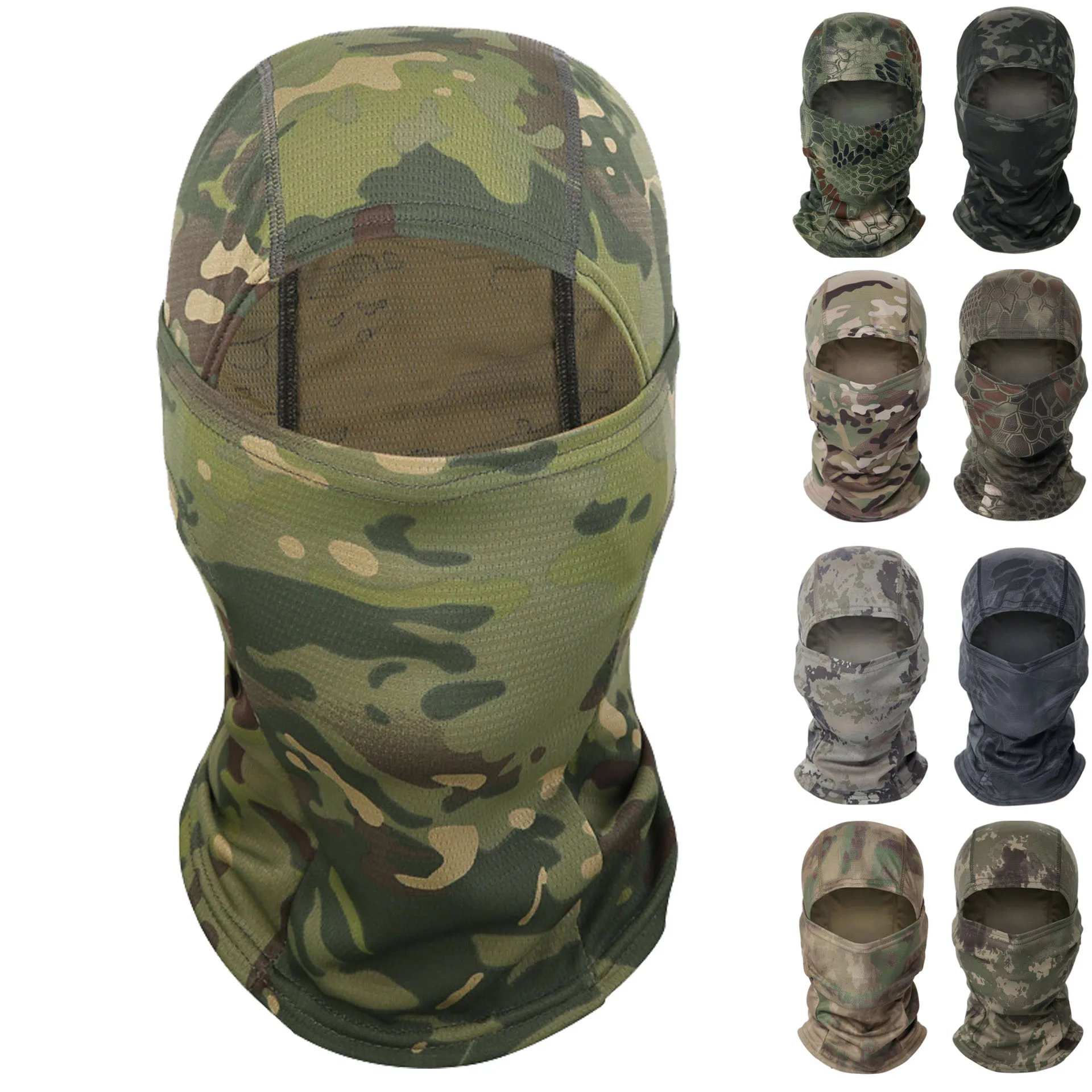 Тактическая Балаклава в стиле милитари маска для страйкбола на все лицо