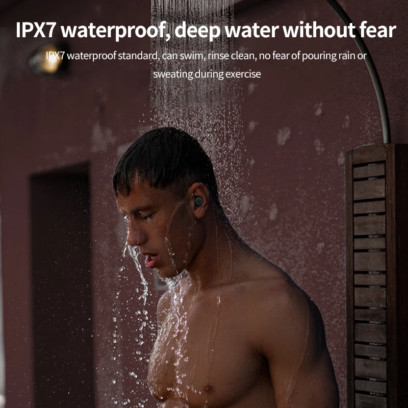Sanag J2 Bluetooth наушники IPX7 водонепроницаемые спортивные беспроводные наушники Bluetooth 5,0 шумоподавление HiFi стерео беспроводные наушники