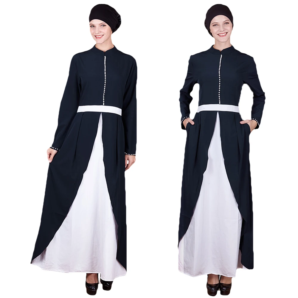 Мусульманский женское платье Абаи исламский кафтан Дубай Винтаж турецкий s