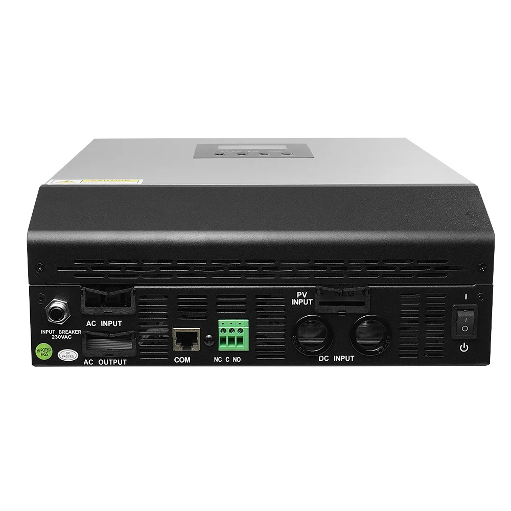 Солнечный инвертор 3KVA 24V 220V Гибридный Чистая Синусоидальная волна встроенный