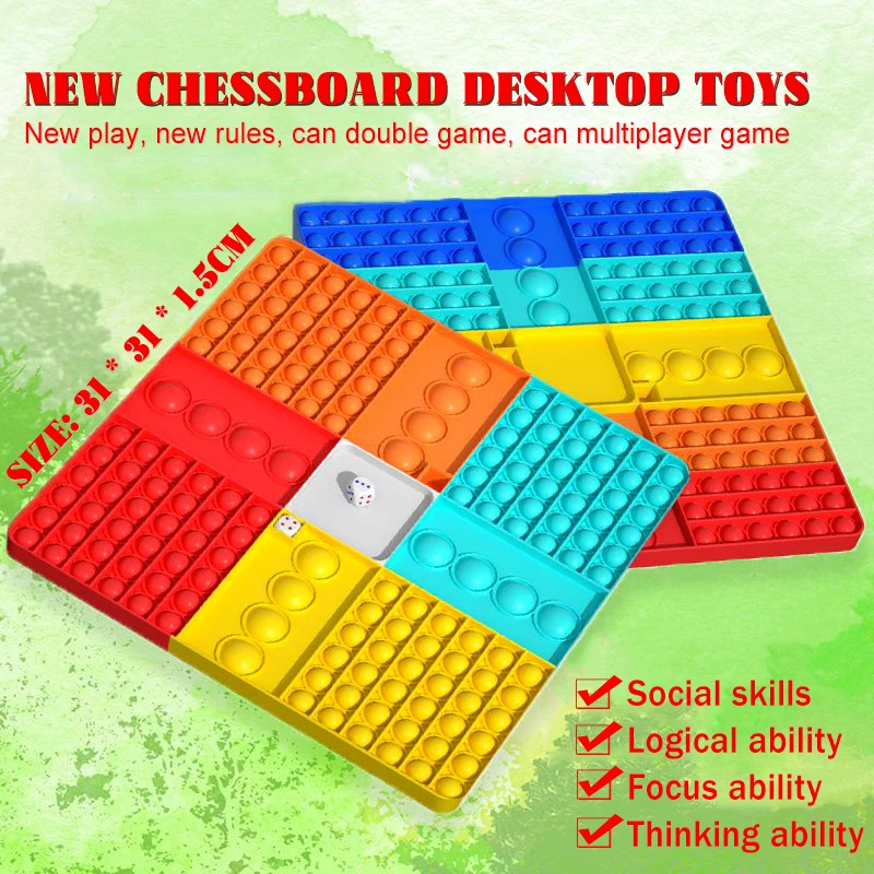 Новинка 2021 супер-большие Пузырьковые игрушки для снятия стресса аутизма