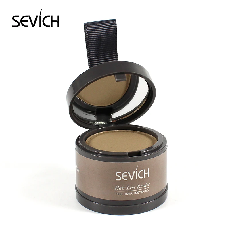 Light coffee Sevich линия волос Тени Порошок 10 цветов мгновенно натуральные волосы покрытие для корней волос до консилер покрытие волос унисекс пушистый порошок для волос - Цвет: Light coffee
