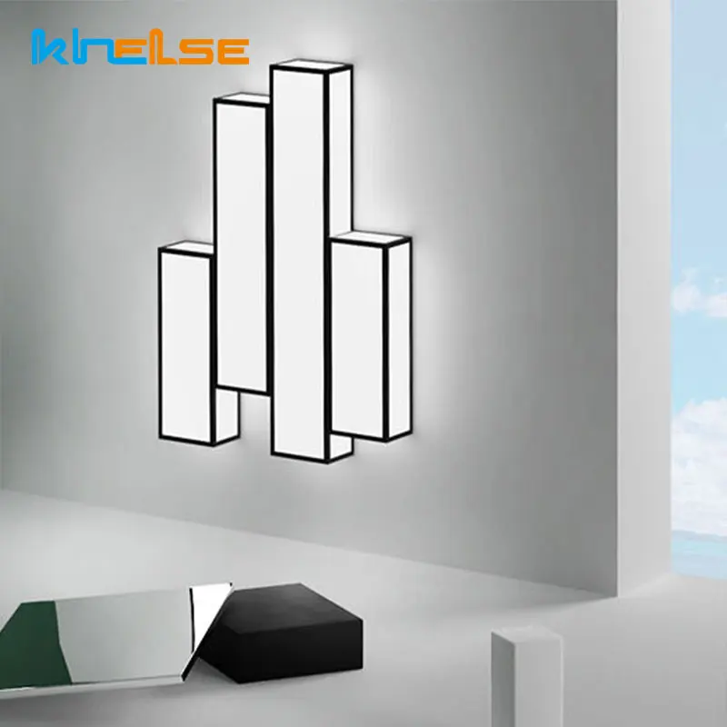 Креативный кубический настенный светильник художественный прикроватный для