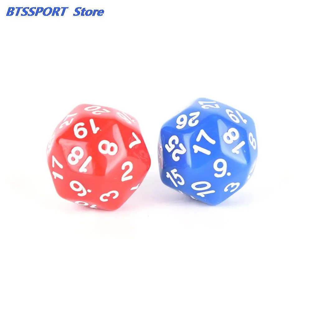 1 шт. 30-сторонние игральные кости пластиковые кубики 5 цветов белый красный
