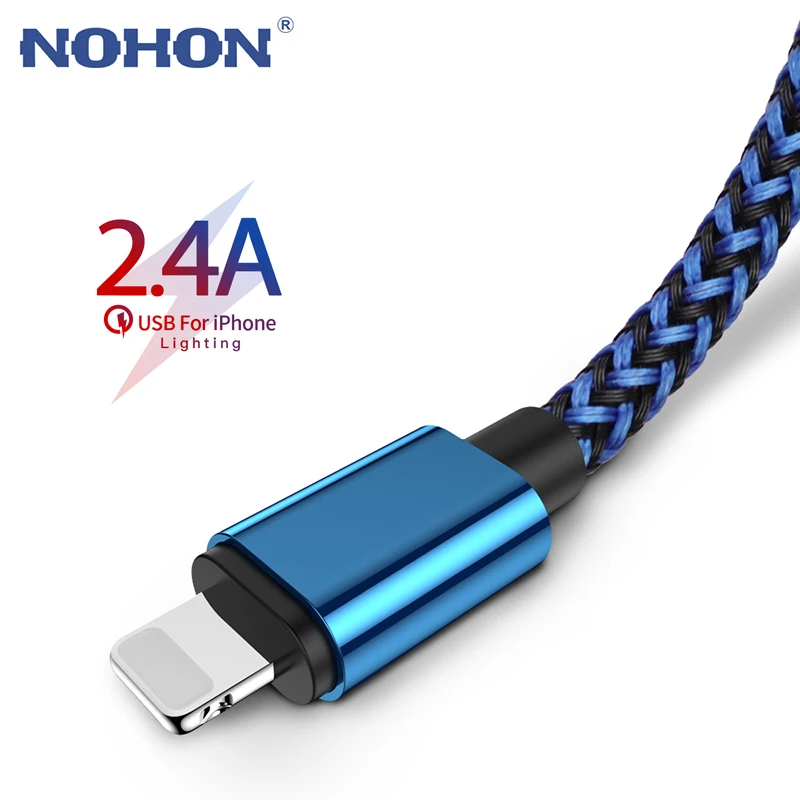 USB кабель для iPhone зарядное устройство 20 см 1 м 2 3 провод быстрой зарядки X XR 11 Pro Xs Max 6