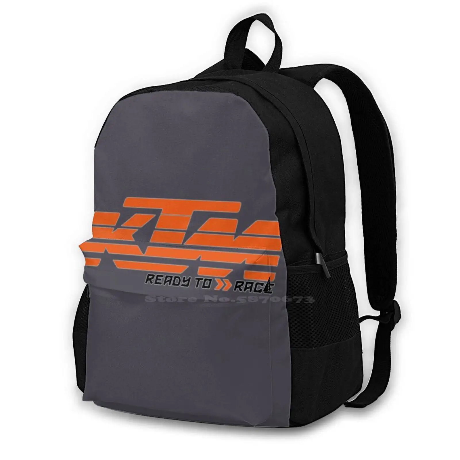 

Best Racing Company Bag Backpack For Men Women Girls Teenage Black Ready To Race Ag Sport Motorcycle Racing Factory Racing