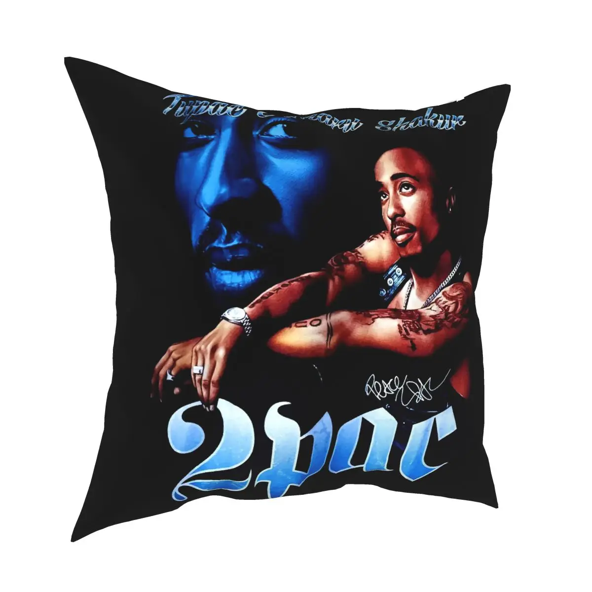 Винтажный Длинный пляжный темно синий мужской чехол 90S 2Pac Тупак Шакур S 233Xl L819