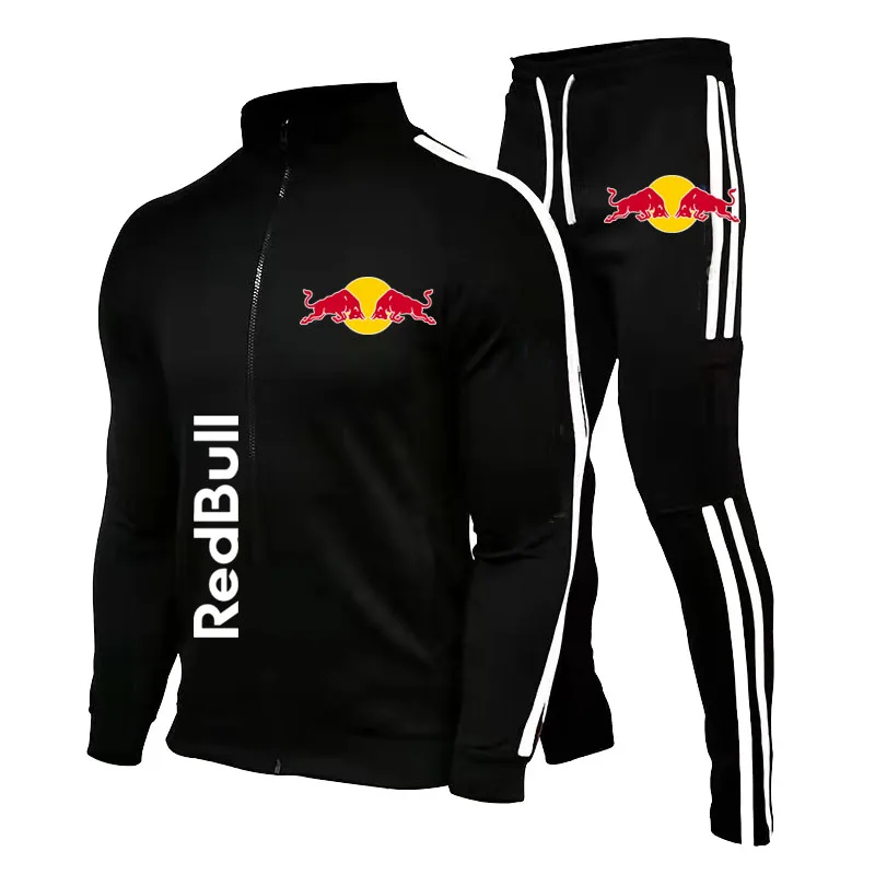 

2021 new autumn and winter men's + pants Harajuku sports suit casual sweatshirt track suit car standard sportswear