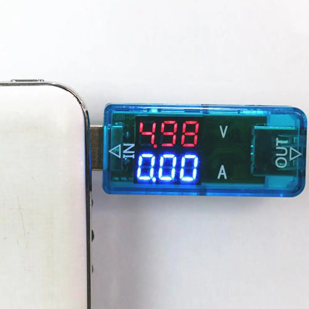 Kuulee USB цифровой тестер амперметр вольтметр измерительный прибор напряжения