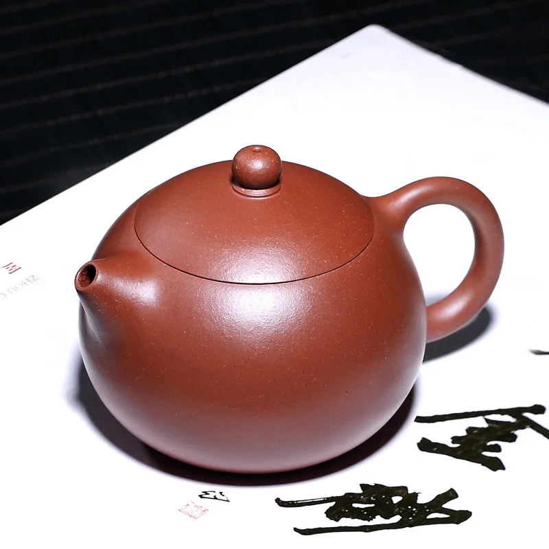 

Not as well joy pot 】 famous craftsmen all hand recommended teapot red one dragon xi shi pot of 270 cc