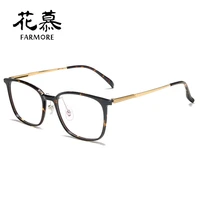 full frame glasses frame round and square business mens new fashion can match myopia glasses frame 3050
