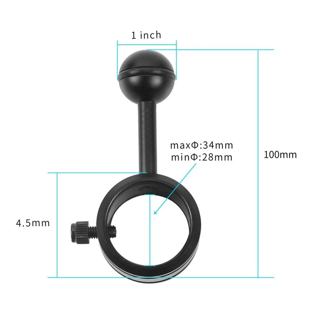 Адаптер для крепления шариковой головки дайвинга