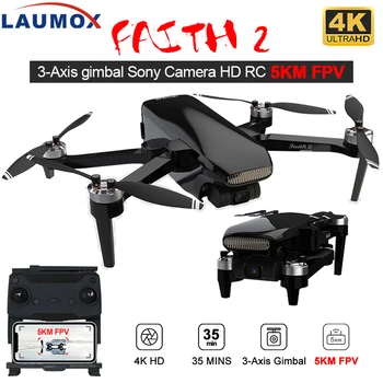 LAUMOX Faith 2 Drone 4K GPS HD Camera 3-Axis Gimbal Quadcopter Professional 35min Flight RC 5KM SG906 PRO 2 X8SE F11 4K PRO