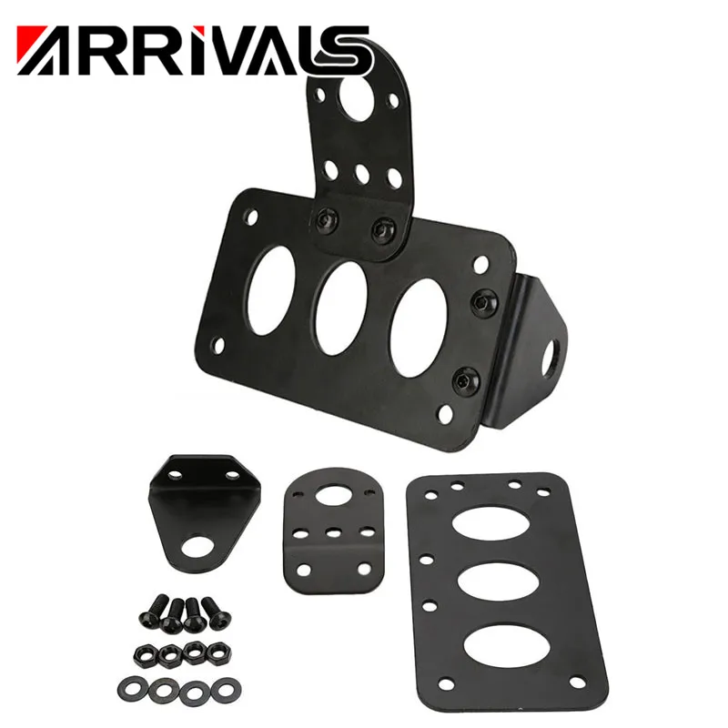 

Универсальное Боковое крепление для мотоцикла, задний фонарь из алюминиевого сплава, подставка для номерного знака, металлические аксессу...