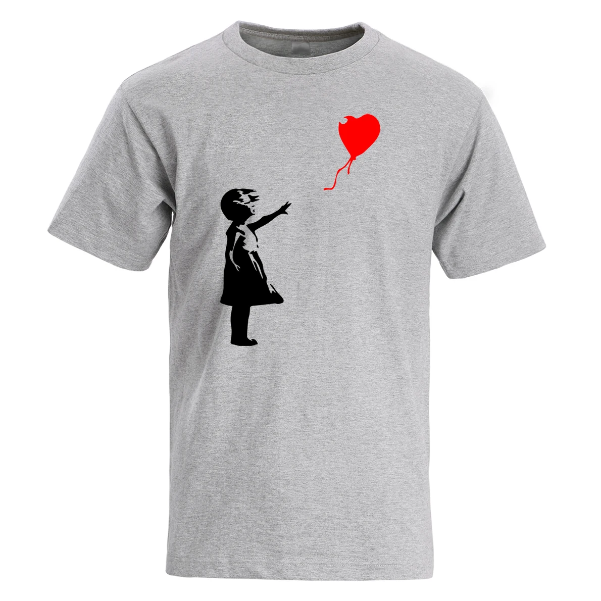 Футболка с надписью World Peace модные брендовые футболки Balloon Girl и Banksy Love летняя