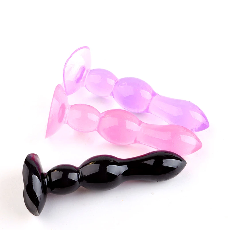 Силиконовые анальные пробки тренировочный фаллоимитатор в виде пули хвост