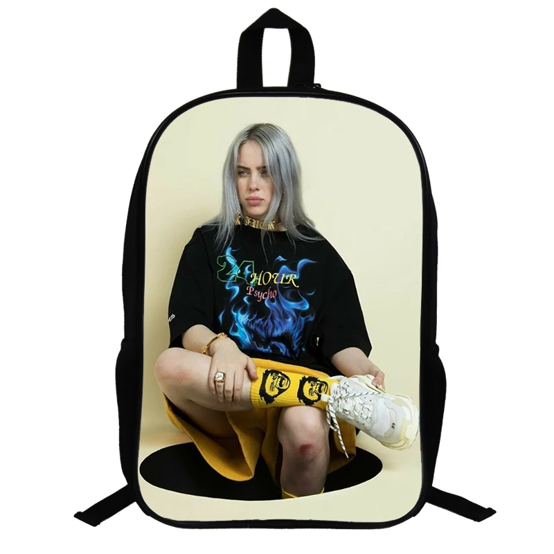 14,5 дюймов Billie Eilish школьные сумки для подростков рюкзак в стиле «хип-хоп» для мальчиков и девочек, рюкзак для ноутбука, рюкзак для путешествий вентиляторы подарок